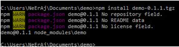 Install package image